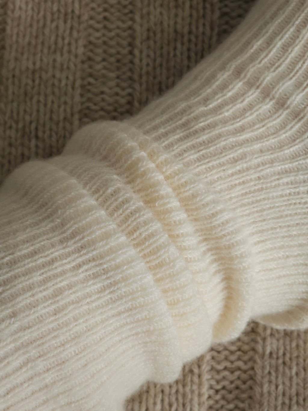 Skarpety wąski prążek 88% wełna merino