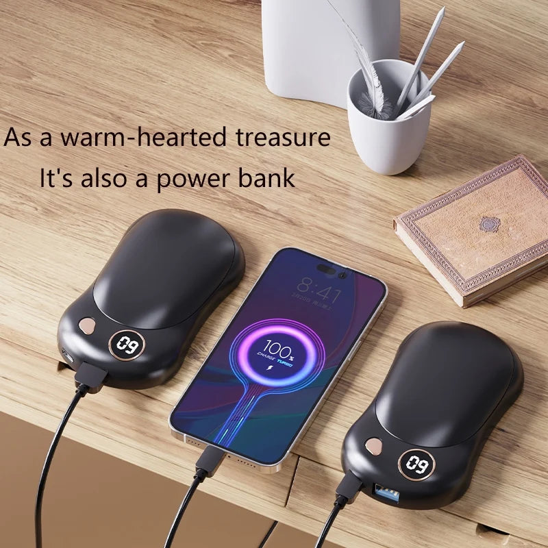 👉 CozyVibe™ – Magnetyczny Ogrzewacz do Rąk 2w1 z Powerbankiem